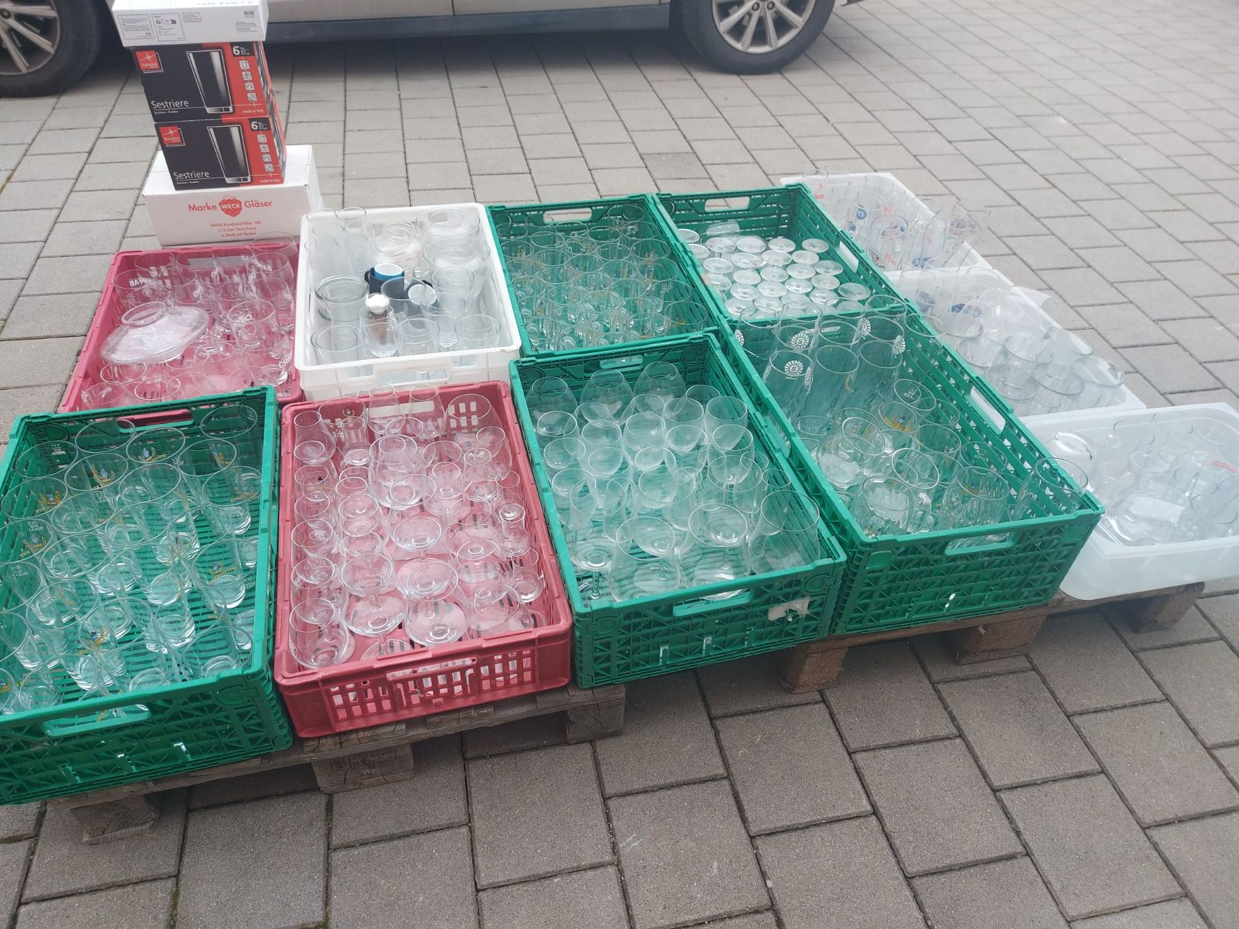Bicchieri: Grosses Gläser-Sortiment:Wein, Bier, Saft,Mineral..... – Usato da Rheinau venduto da profitronic.shop 7