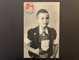 Appenzeller Tracht Bueb 1911 gel.