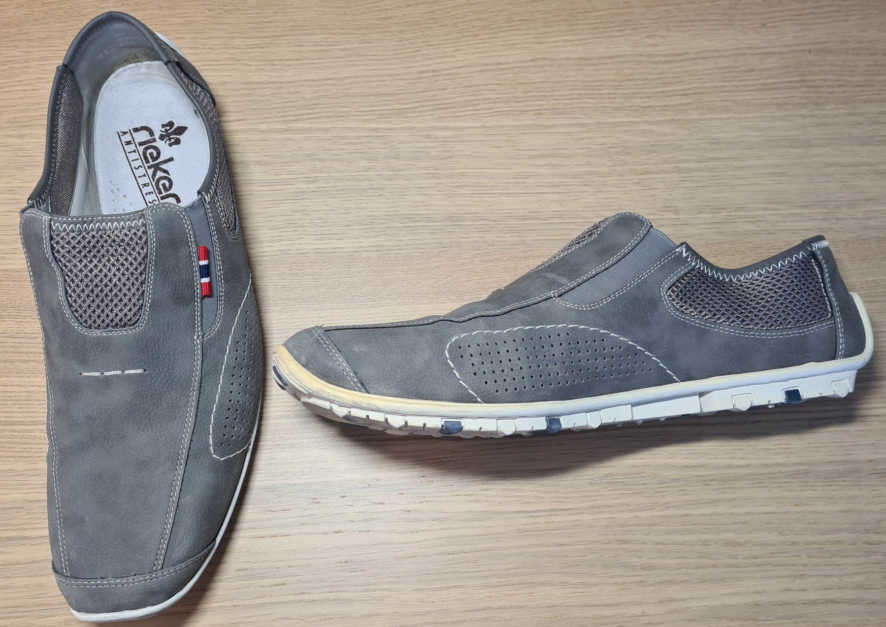Rieker Herrenschuhe: RIEKER Slipper Gr 47 – Gebraucht aus Zürich von Agios