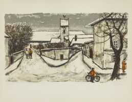 Nathalie Chabrier, sehr schöne Originalfarblithografie