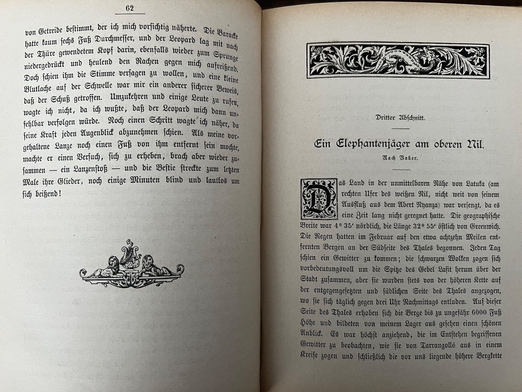 Libri: Antikes Buch: "gefährliche Jagden" 1882 – Usato da Adliswil venduto da Mandela 3