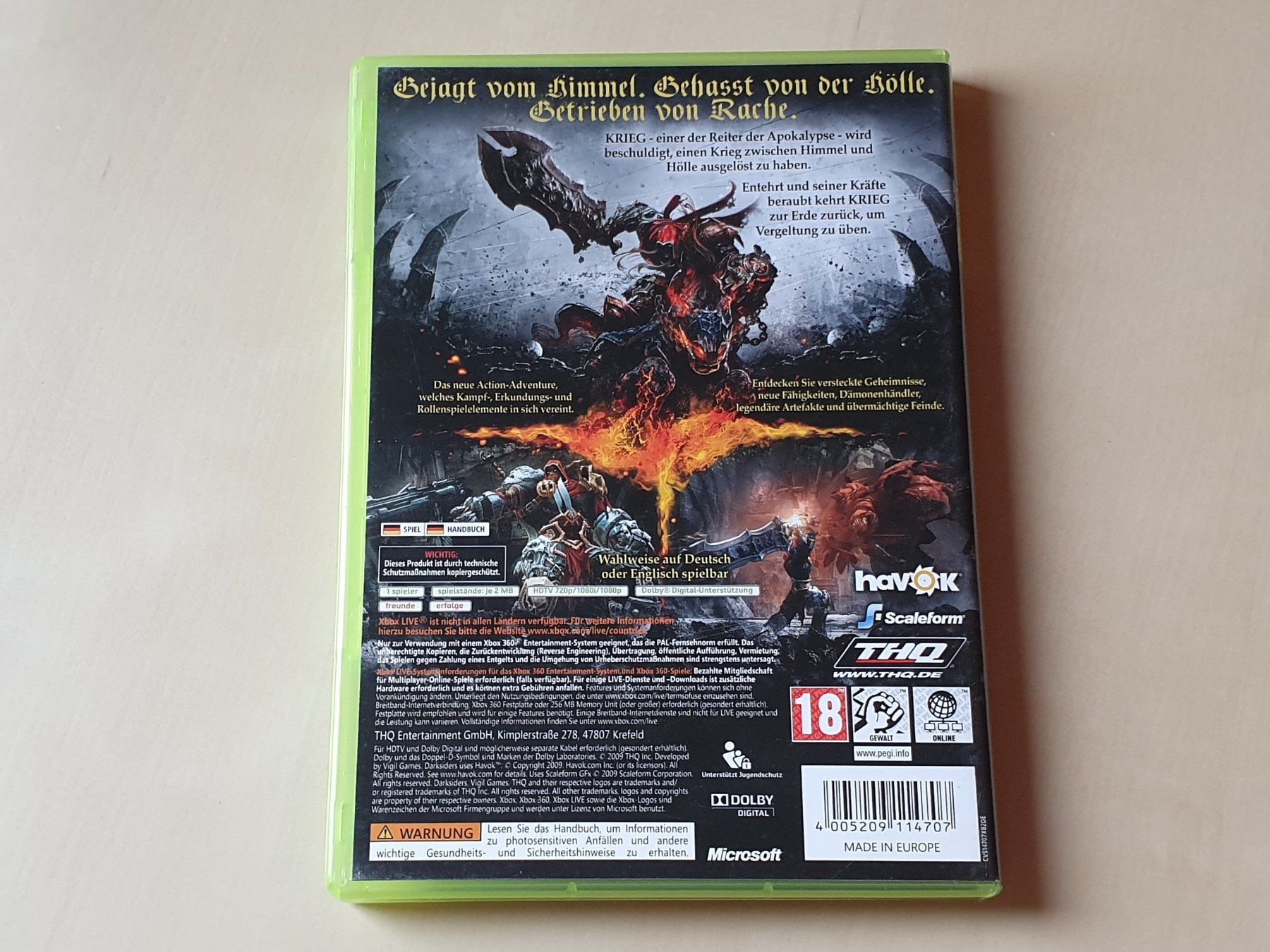 Microsoft Spiele: Darksiders – Gebraucht aus Stansstad von collectorsshop 1