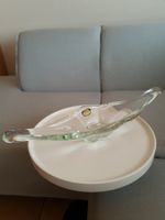 50-60er Jahren Oesterreich "Lux Glas" sehr lange Glasschale