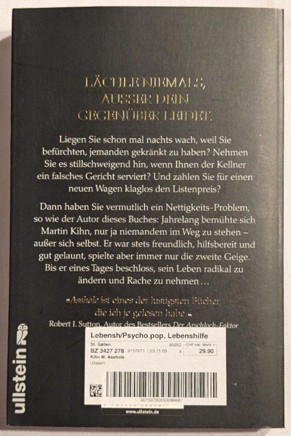 Libri: Asshole - Martin Kihn – Nuovo (secondo la descrizione) da Wängi venduto da ABIZONE-86 1