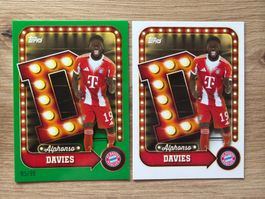 Soccer Alphonso Davies 95/99 GREEN Topps Team Set 2025