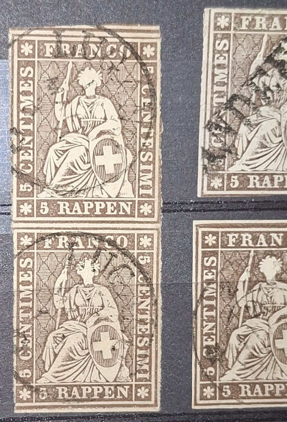 Tutti i francobolli: Strubellot mit Paaren 7Stk.  – Usato da Balgach venduto da SIMEON27 1