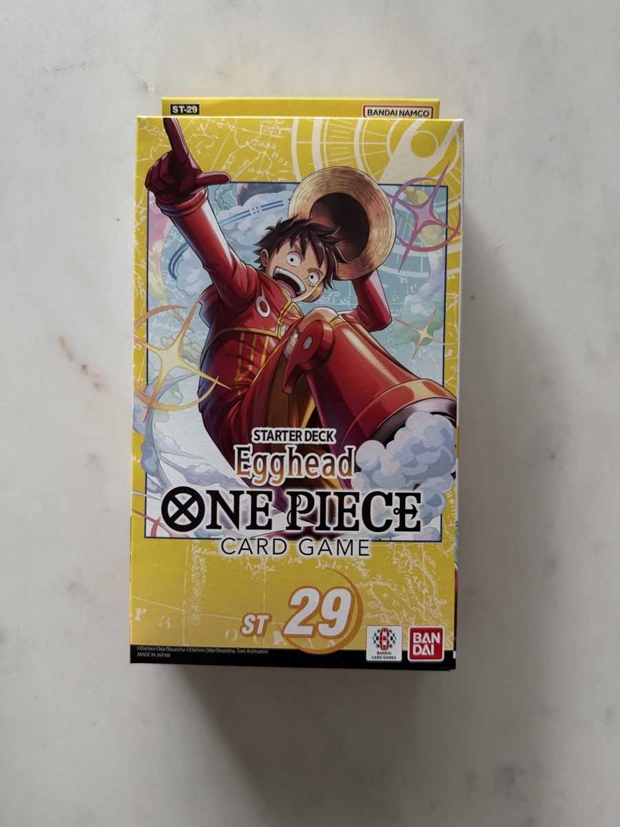 Bandai Carte collezionabili: One Piece TCG Egghead Starter Deck ST 29 (EN) – Nuovo e nell'imballaggio originale da Schaffhausen venduto da solequart