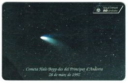 Telefonkarte Andorra AND-084 Hale-Bopp Komet