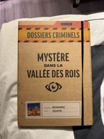 Jeu d’énigme Dossiers criminels vallée des rois Egypte