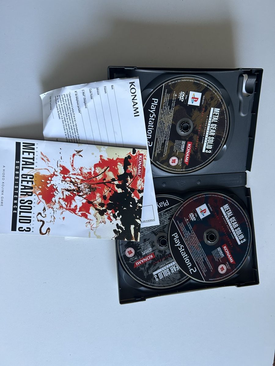 Jeux: Metal Gear Solid 3 Subsistence FRA – D'occasion à Pully par PongDayOne 2