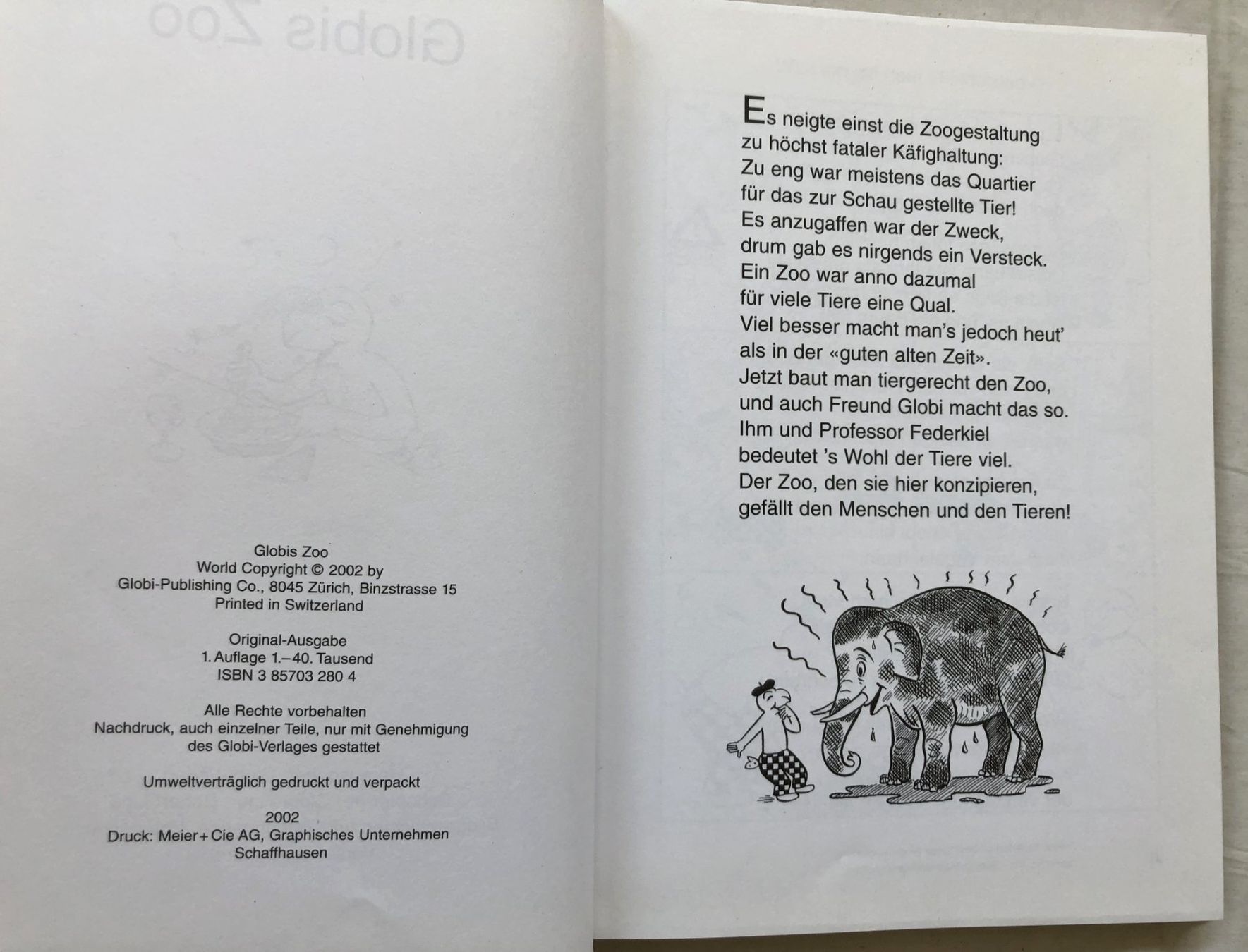 Comics: Globis Zoo - Band 70 - 1.Auflage – Gebraucht aus Schaffhausen von durruti 2