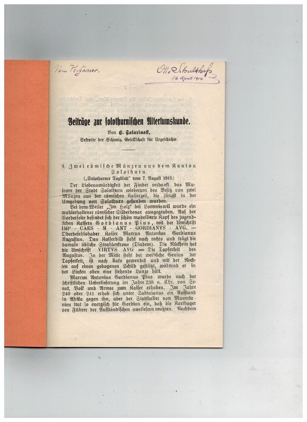 Libri: Archäologie im Kanton Solothurn – Usato da Biel-Benken BL venduto da rud_yc8p