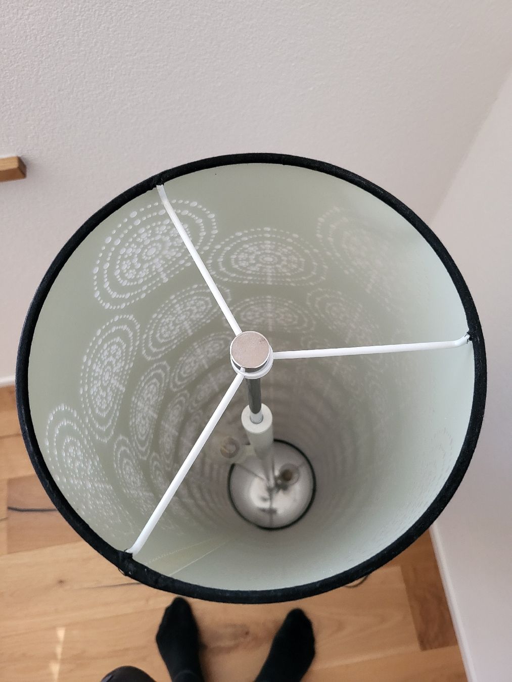 Micasa Lampen: Stehlampe Micasa Loulou schwarz mit Muster – Neu (gemäss Beschreibung) aus Gähwil von Ste_Holz 2