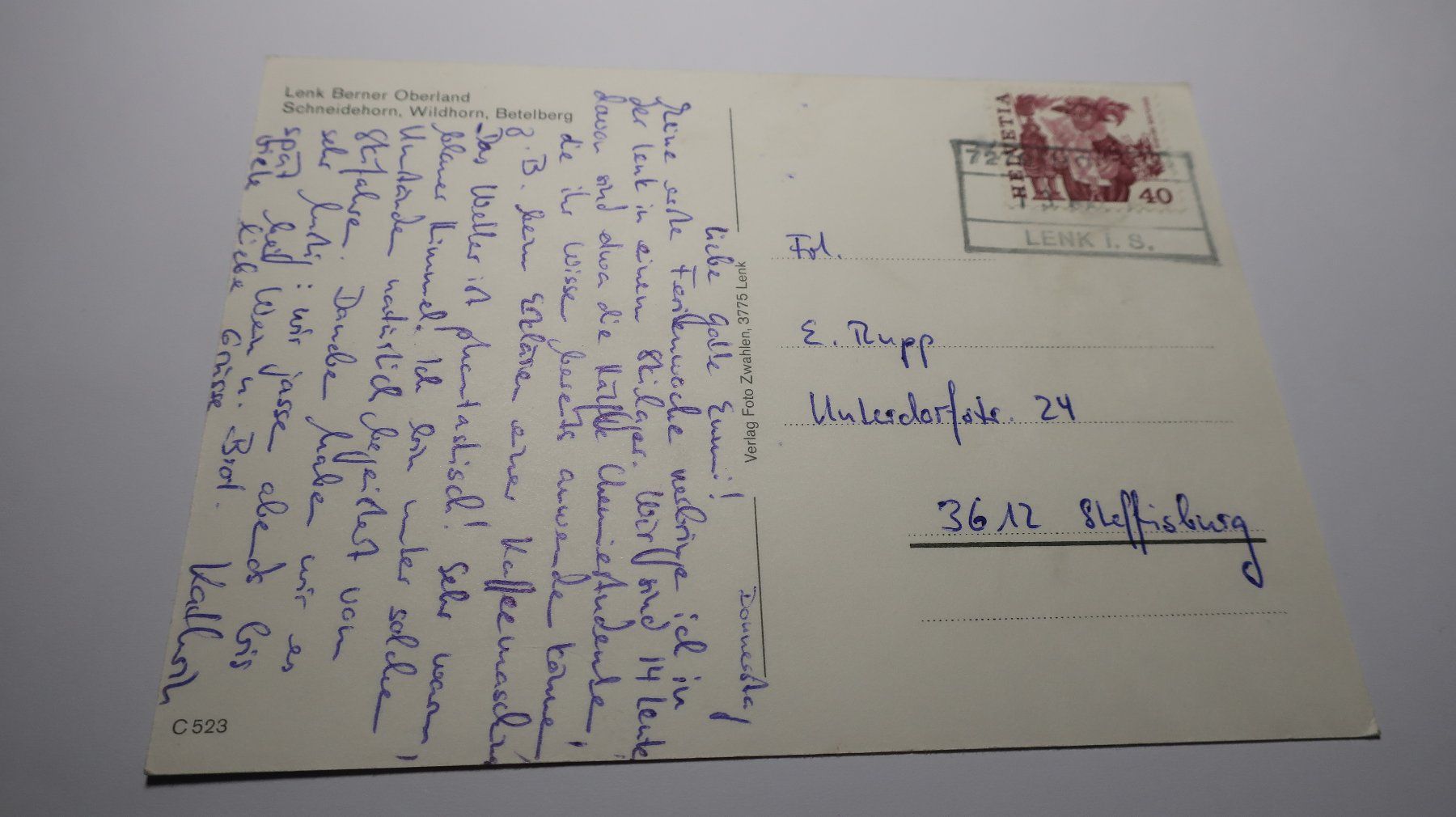 Cartes postales: Lenk Berner Oberland – D'occasion à Cormoret par Pascalll2001 5