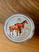 1 Oz Lunar 2 Pferd 2014 Color