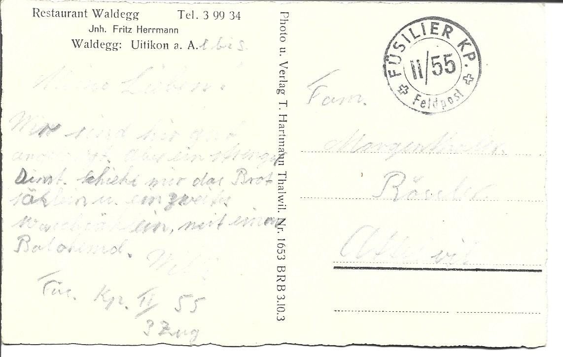 Cartoline postali: AK Zürich  Restaurant – Usato da Appenzell venduto da mai25 1