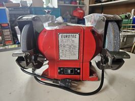 Schleifbock EUROTEC Doppel Schleifmaschine 150 Watt funktion