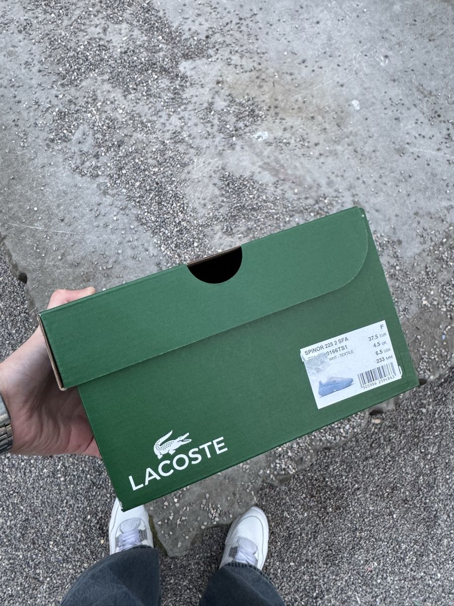 Lacoste Herrenschuhe: Lacoste Spinor 223 2 SFA Light Blue, Size 37.5, New! – Neu und originalverpackt aus Effretikon von rus_2l2p 6
