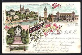 Litho Basel, Teilansicht, Centralbahnhof