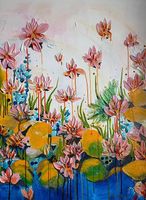 Tableau 58x78 cm Acrylic Peinture 
