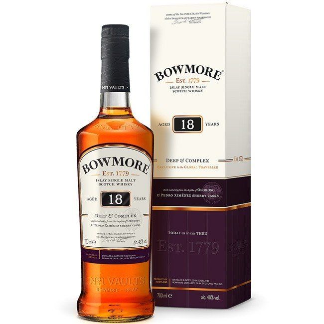 Bowmore Bevande alcoliche: Bowmore 18 Years Deep & Complex – Nuovo e nell'imballaggio originale da Deitingen venduto da Gold-Delikatessen