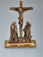 20th Century Jesus on the Cross / crucifix Cast Bronz Statue