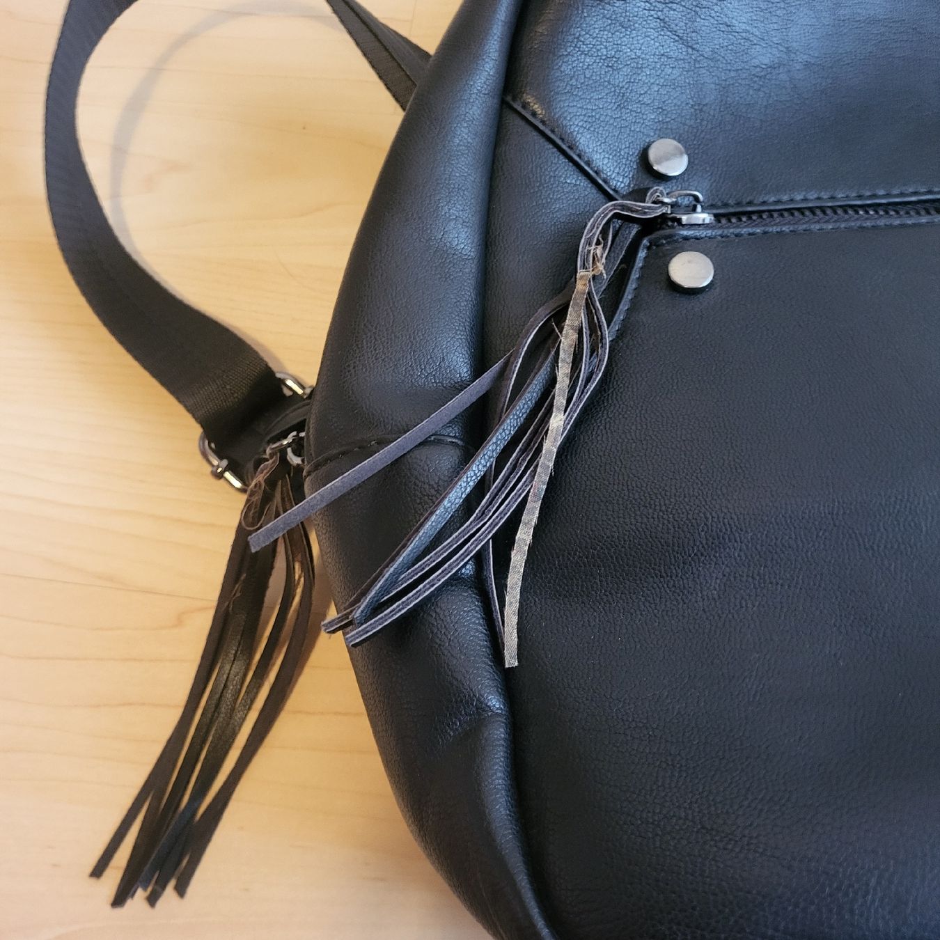Zaini: Edler Kunstleder-Rucksack, 1x getragen – Usato da Malans GR venduto da caroline_F.85 1