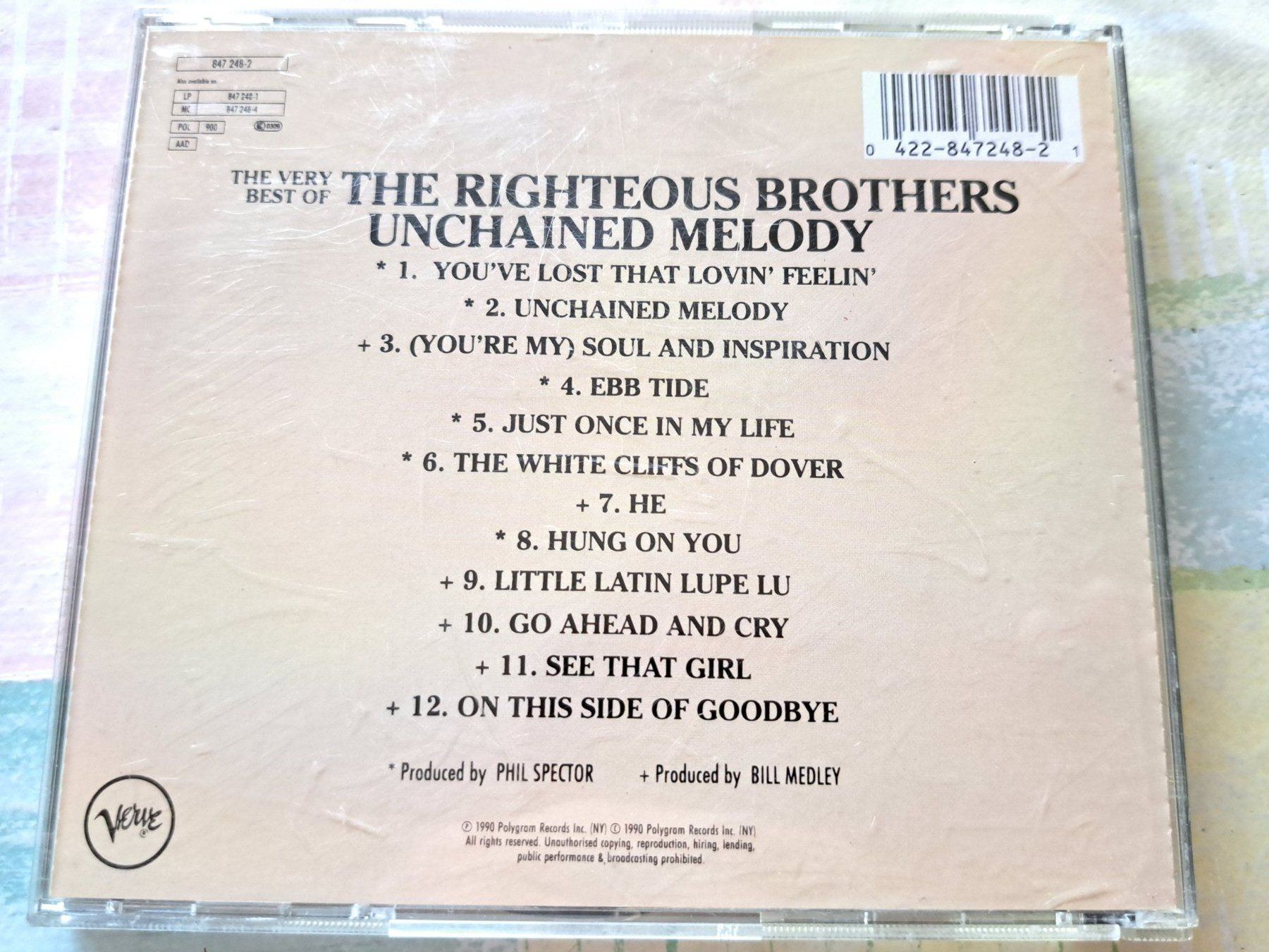 CD: CD The Righteous Brothers - Unchained Melody  – Usato da Pully venduto da bro_n52j 1