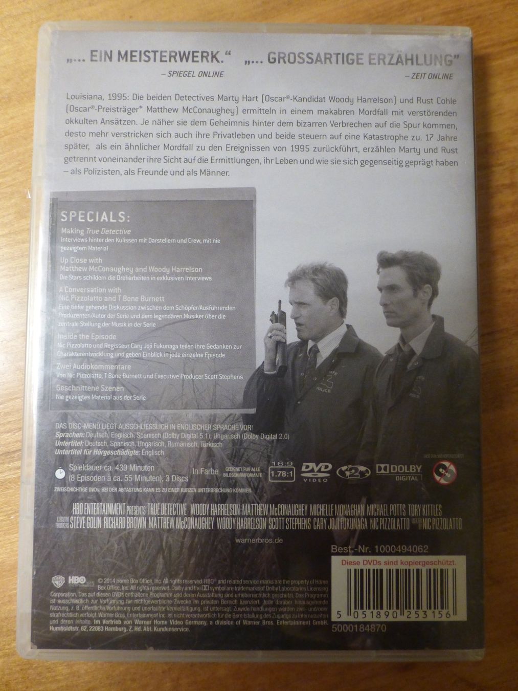 Tutti i DVDs: True Detective Season 1 DVD – Usato da Zumikon venduto da psisound 1