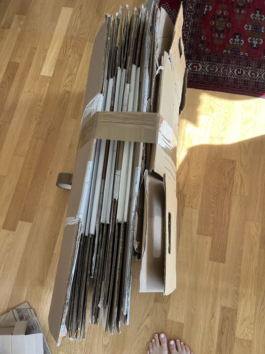 Coop Cartoni: Circa 20 Cardboard moving boxes set used & reusable – Usato da Zürich venduto da leo_hl9m 2