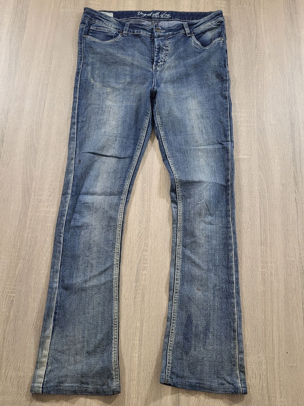 Jeans: Jean Lei bleu évasé bon état – Nuovo (secondo la descrizione) da Genève venduto da AndresValdez 5