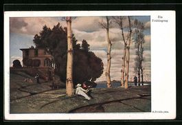Künstler Arnold Böcklin: Spaziergänge