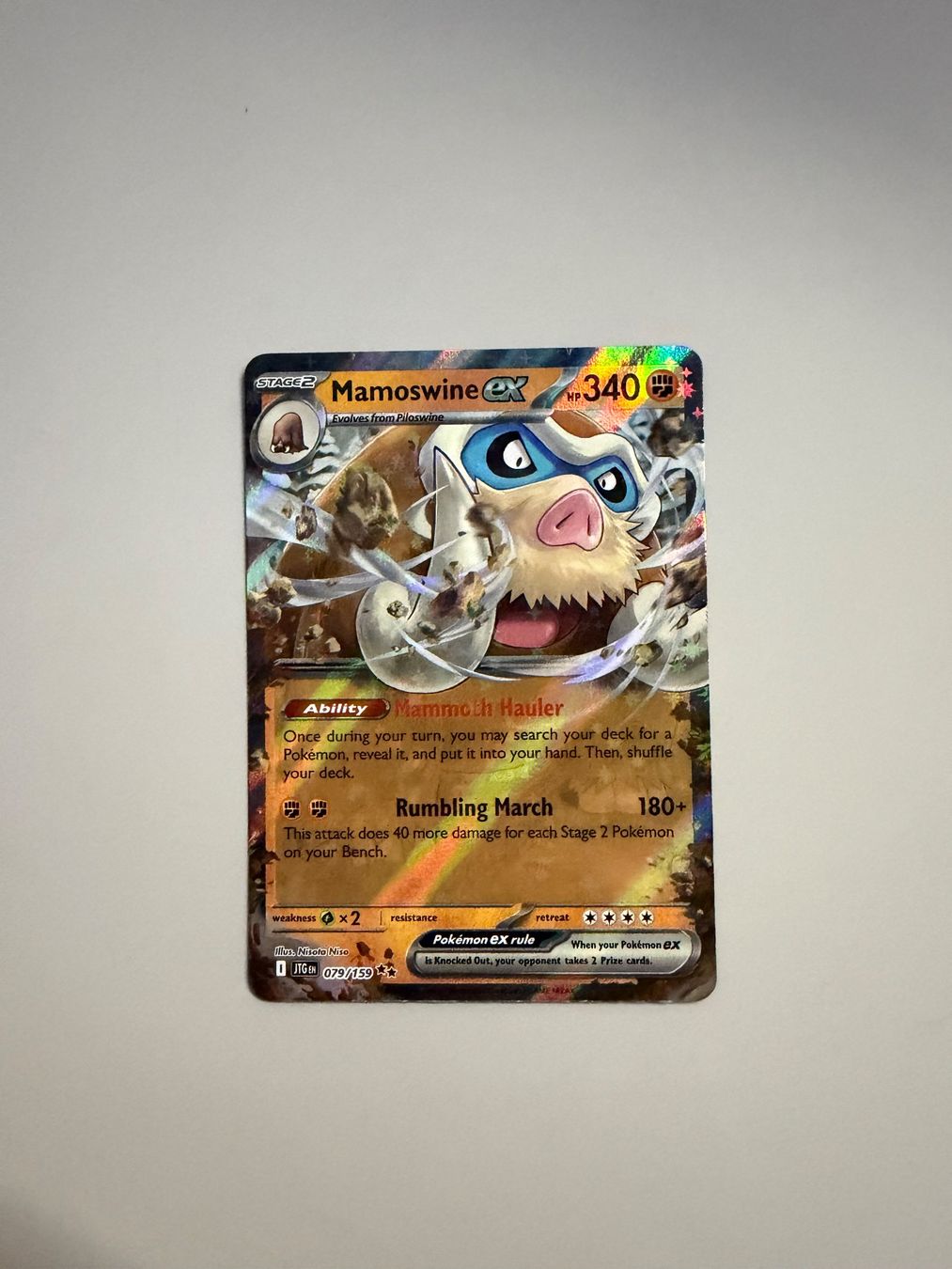 Pokémon Carte collezionabili: Mamoswine EX – Nuovo (secondo la descrizione) da Niederhasli venduto da tcgpoint