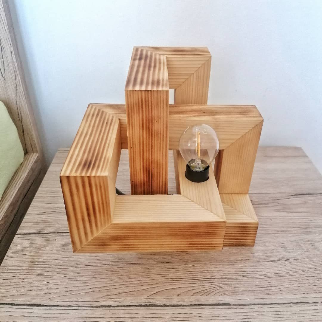 Lampade: Holz Illusion Lampe Massiv – Nuovo e nell'imballaggio originale da Zürich venduto da Miki_Schreiner 5