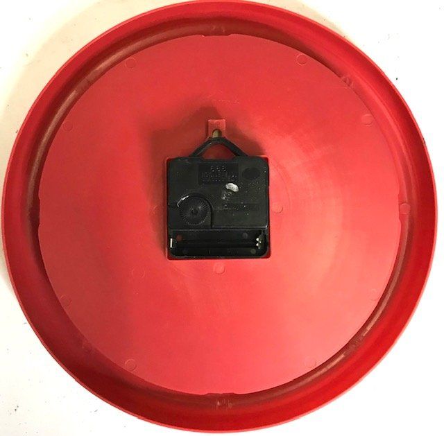 Orologi da terra & Orologi da parete: Rote Wanduhr mit Celentano auf Zifferblatt – Usato da Zürich venduto da gigimai67 4