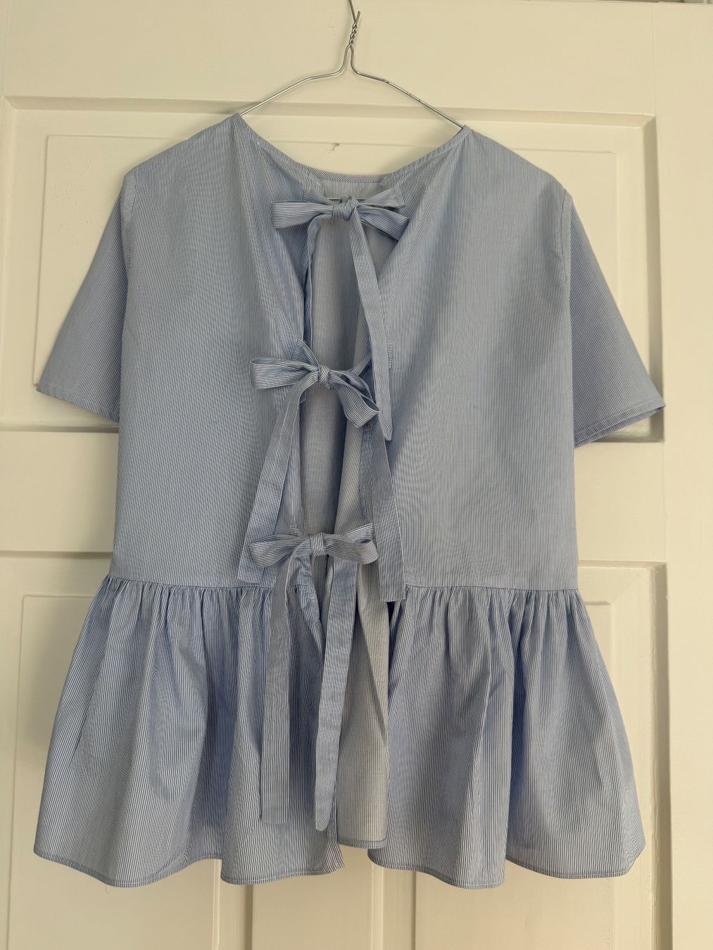 Zara Camicette: Bluse gestreift blau weiss – Usato da Zürich venduto da JennySylvia2 1