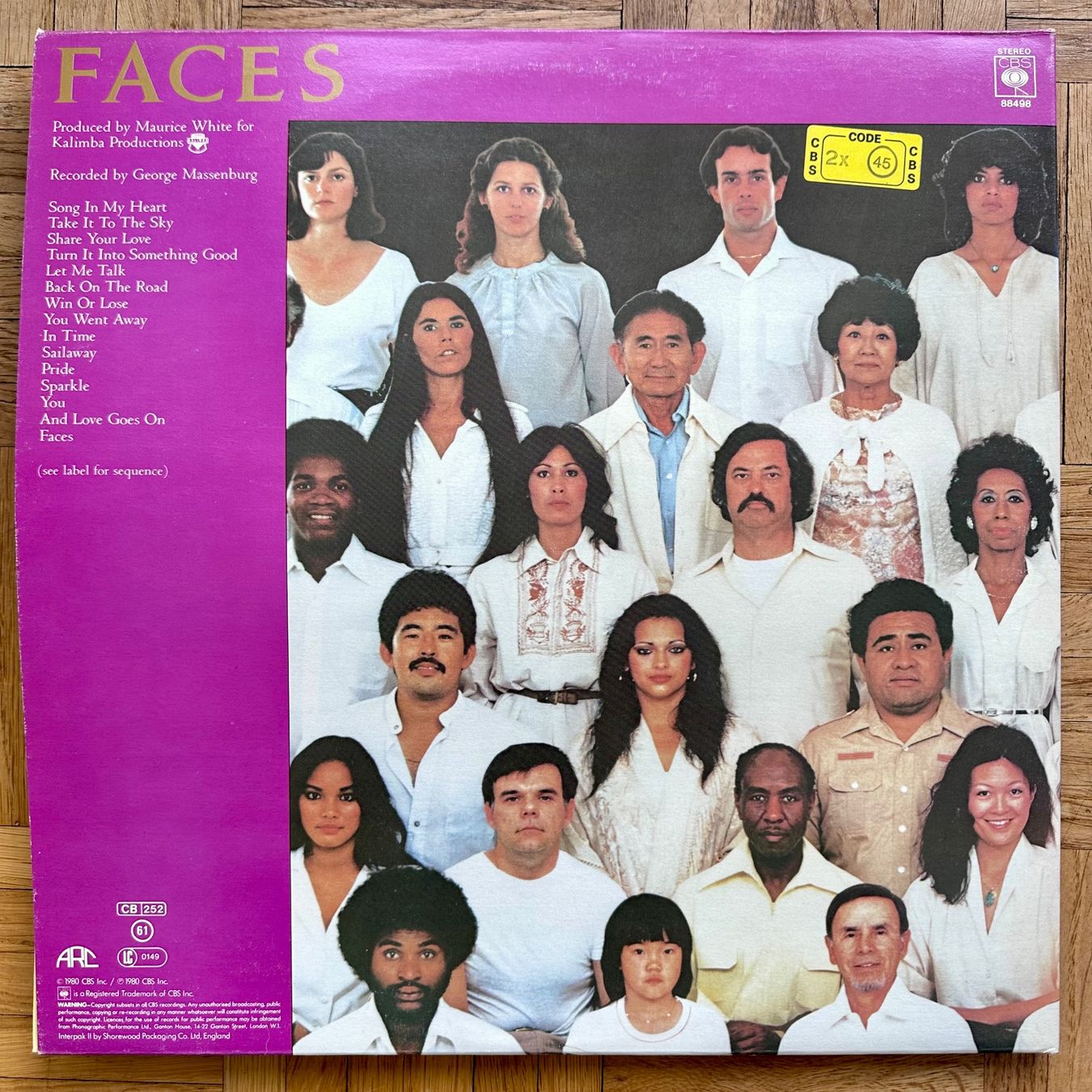 Schallplatten: 2LP - Earth, Wind & Fire - Faces – Gebraucht aus Breganzona von Onairda75 1