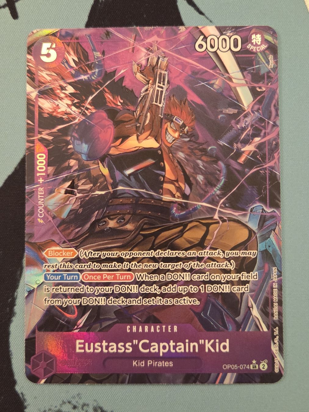 Bandai Carte collezionabili: One Piece TCG - Eustass "Captain" Kid AA EN – Nuovo (secondo la descrizione) da Safnern venduto da wil_z6qf