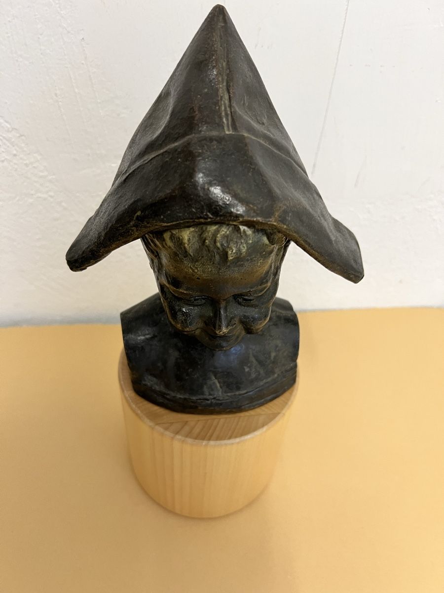 Sculture & Statue: Bronze Kindes mit Hut 1900 ca – Usato da Hombrechtikon venduto da vespa1954 2