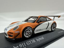 Porsche 911 GT3R hybrid 1:43, limitiert,Acrylbox, MINICHAMPS