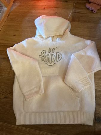 Super cooler, warmer Strick-Hoodie, Gr. 110, Top Zustand!