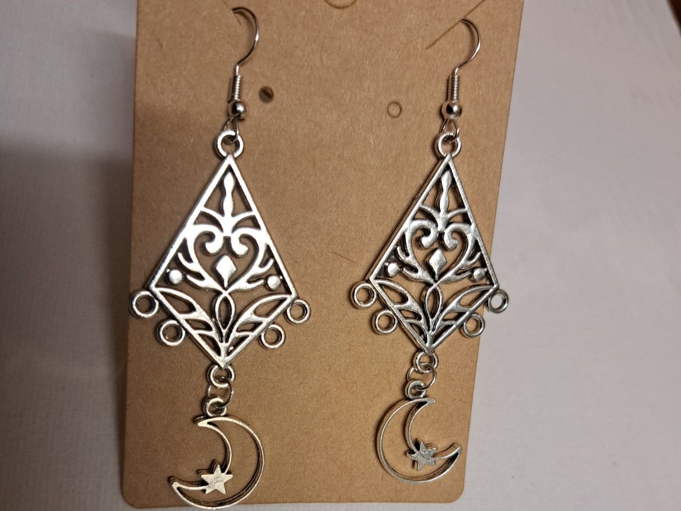 Orecchini pendenti & Orecchini a lobo: Ohrringe Modeschmuck Mond Boho Style silberfarben NEU – Nuovo (secondo la descrizione) da Weggis venduto da Leeclipse