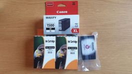 9 Tintenpatronen 1500 für Canon Maxify 2700, etc.