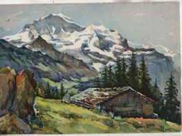 Künstler-AK GRINDELWALD