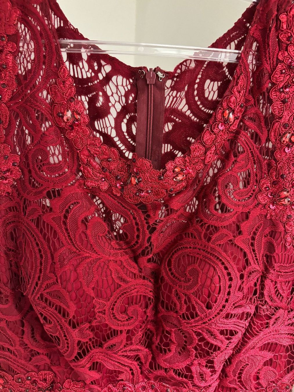 Vestiti: rotes Abendkleid – Nuovo (secondo la descrizione) da Bünzen venduto da noemi_3105 2