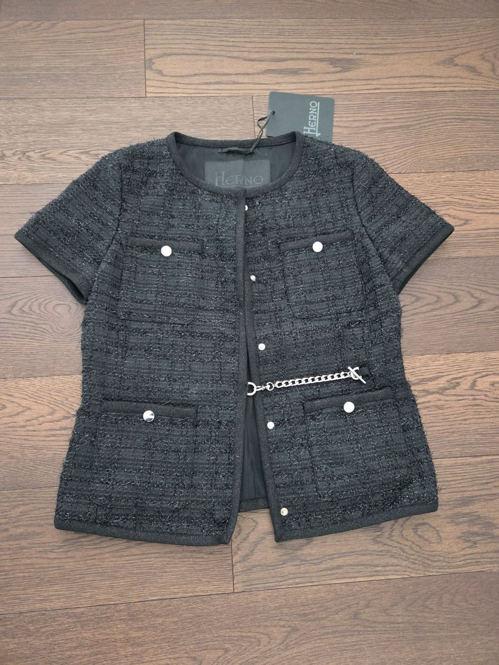 Herno Giacche: Herno Tweed Jacke GR M/ S IT 40 Neu mit Etikett – Nuovo e nell'imballaggio originale da Luzern venduto da annabelle25