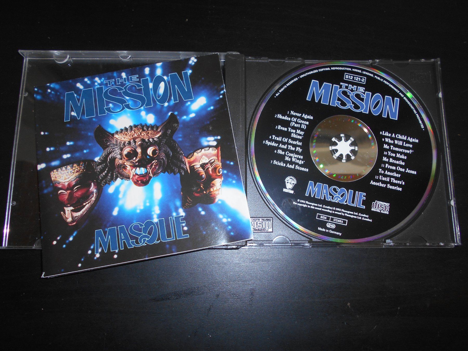 CD: The Mission – Masque / 1992 – Usato da Aarberg venduto da witchhunter01