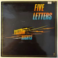 Five Letters - Yellow Nights, LP Vinyl 1980