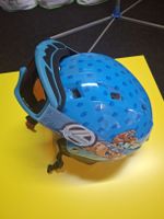 Lange Skihelm mit Brille, Kinder 8 - 10 Jährig