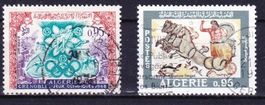 2 timbres Algérie - 1967-68 - Obl.